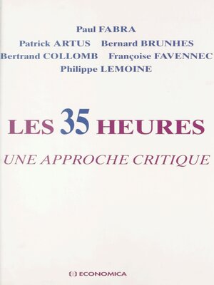 cover image of Les 35 heures